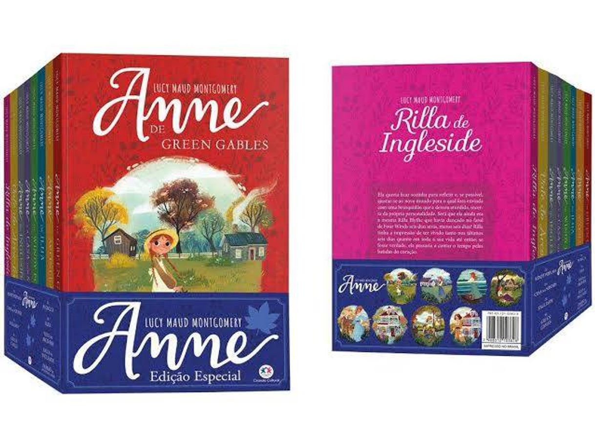 Fashion   Box Anne de Green Gables (8 livros)              R$ 59,90