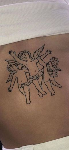 tatto retro angels