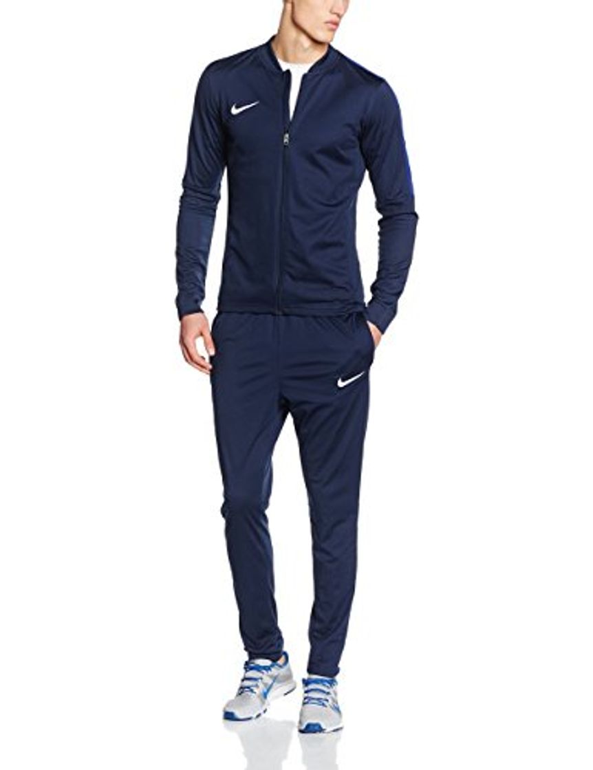Social Nike Academy16 Knt Tracksuit 2, Chándal Para Hombre, Negro / Azul /