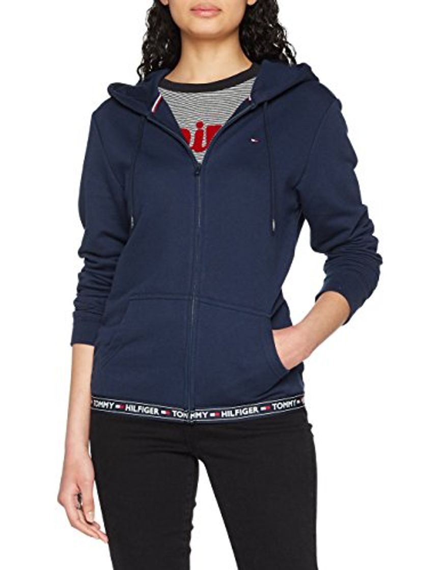 Fashion Tommy Hilfiger Hoody HWK Top de Pijama, Azul