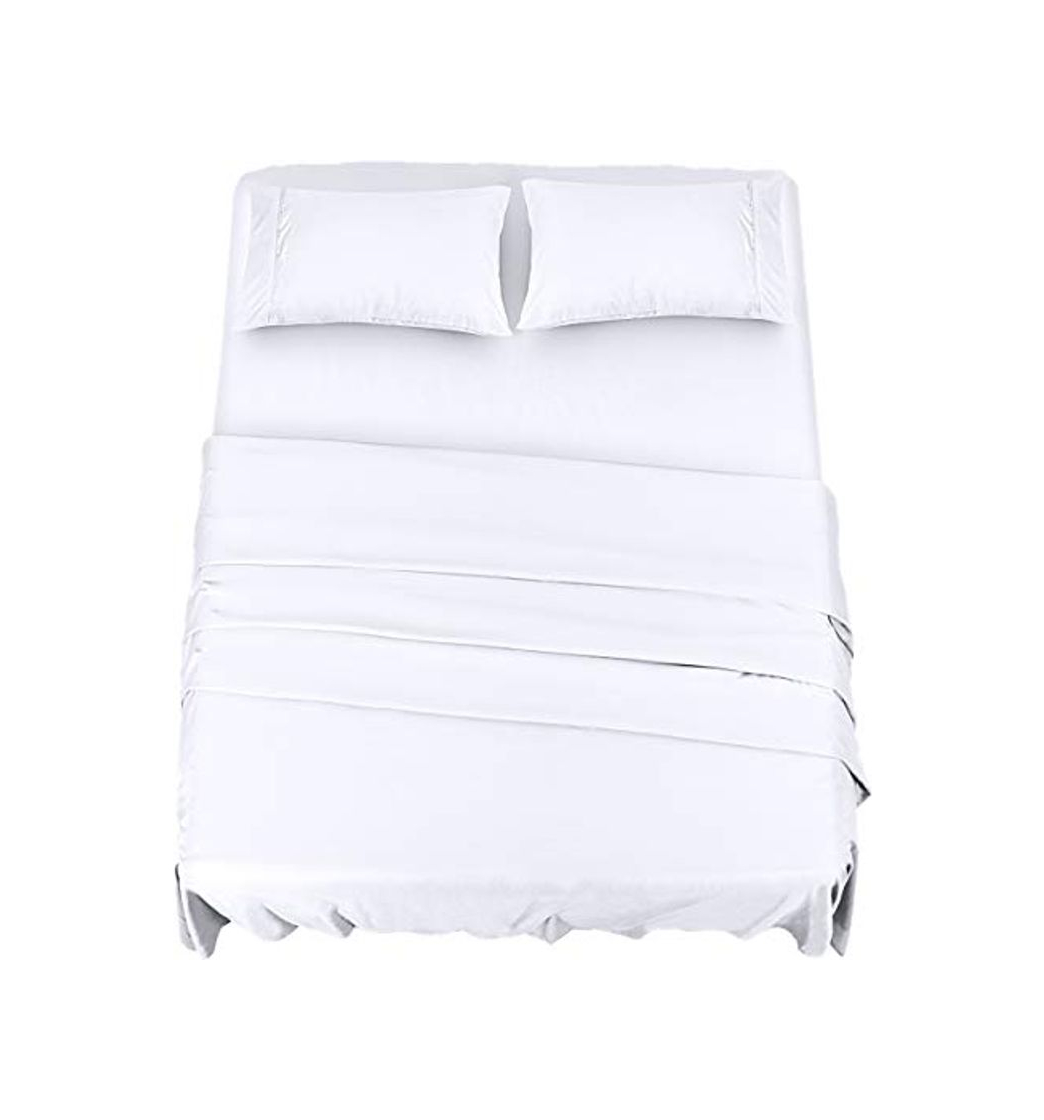 Product Utopia Bedding Juego Sábanas de Cama - Microfibra Cepillada - Sábanas y