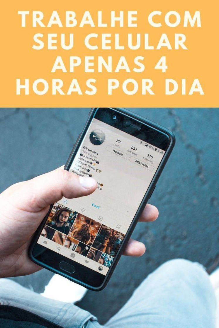 Moda Trabalhe apenas com seu celular