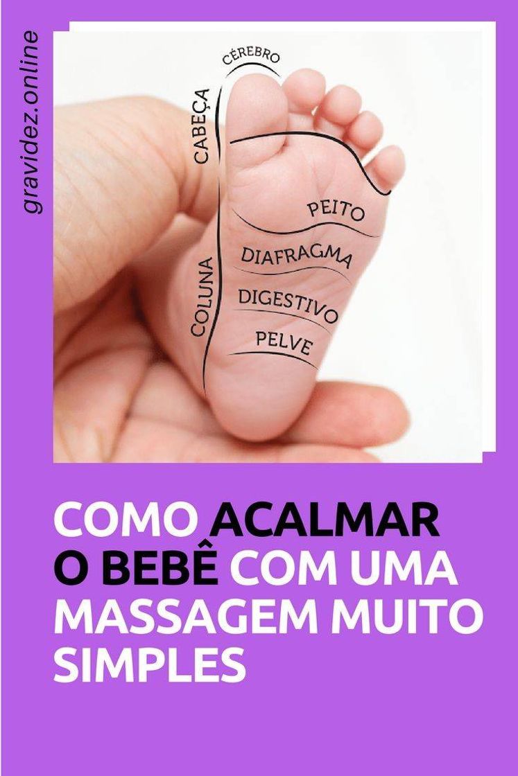 Fashion Massagem para acalmar bebê