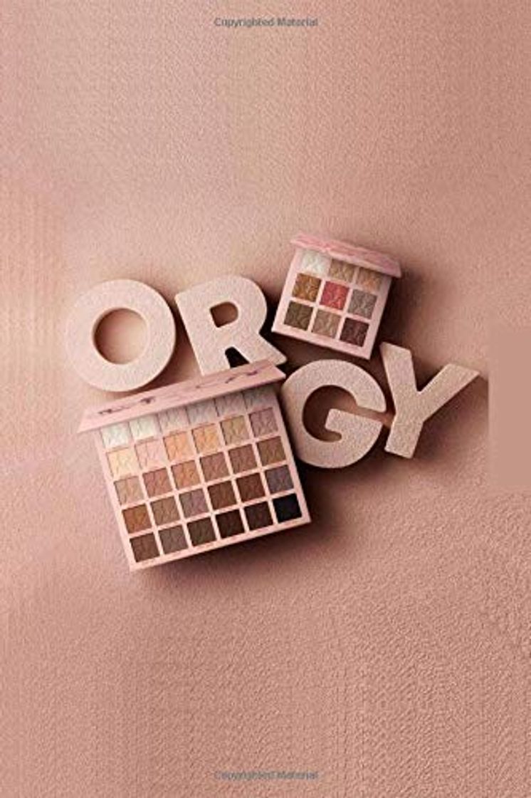 Producto Orgy Palette inspired blank ruled notebook - 120 pages for Jeffree Star