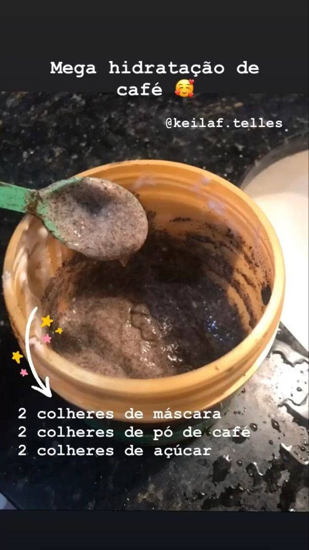 Fashion Hidratação de café ✨💆🏻‍♀️