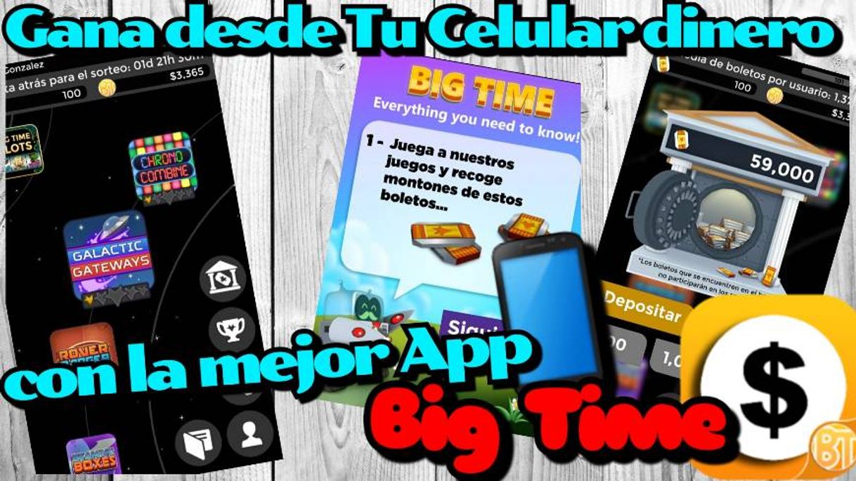 Fashion Gana dinero desde tu Celular con la mejor App!! BIG TIME pago por ...