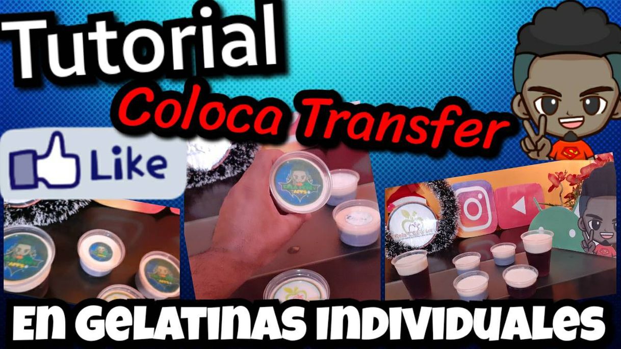 Fashion Tutorial para poner Transfer en Gelatinas Individuales Paso a Paso ...