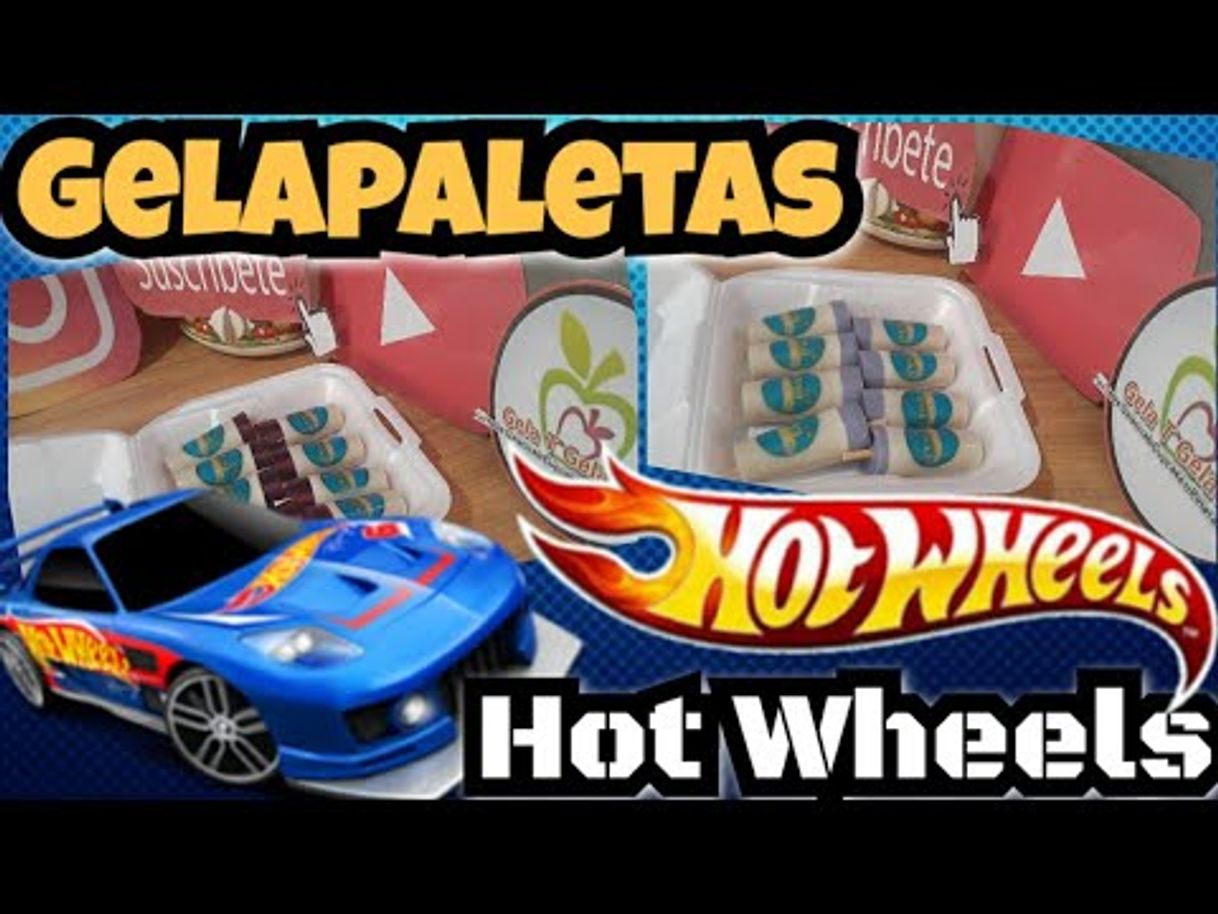 Fashion Gelapaletas Tema Hot Wheels - YouTube