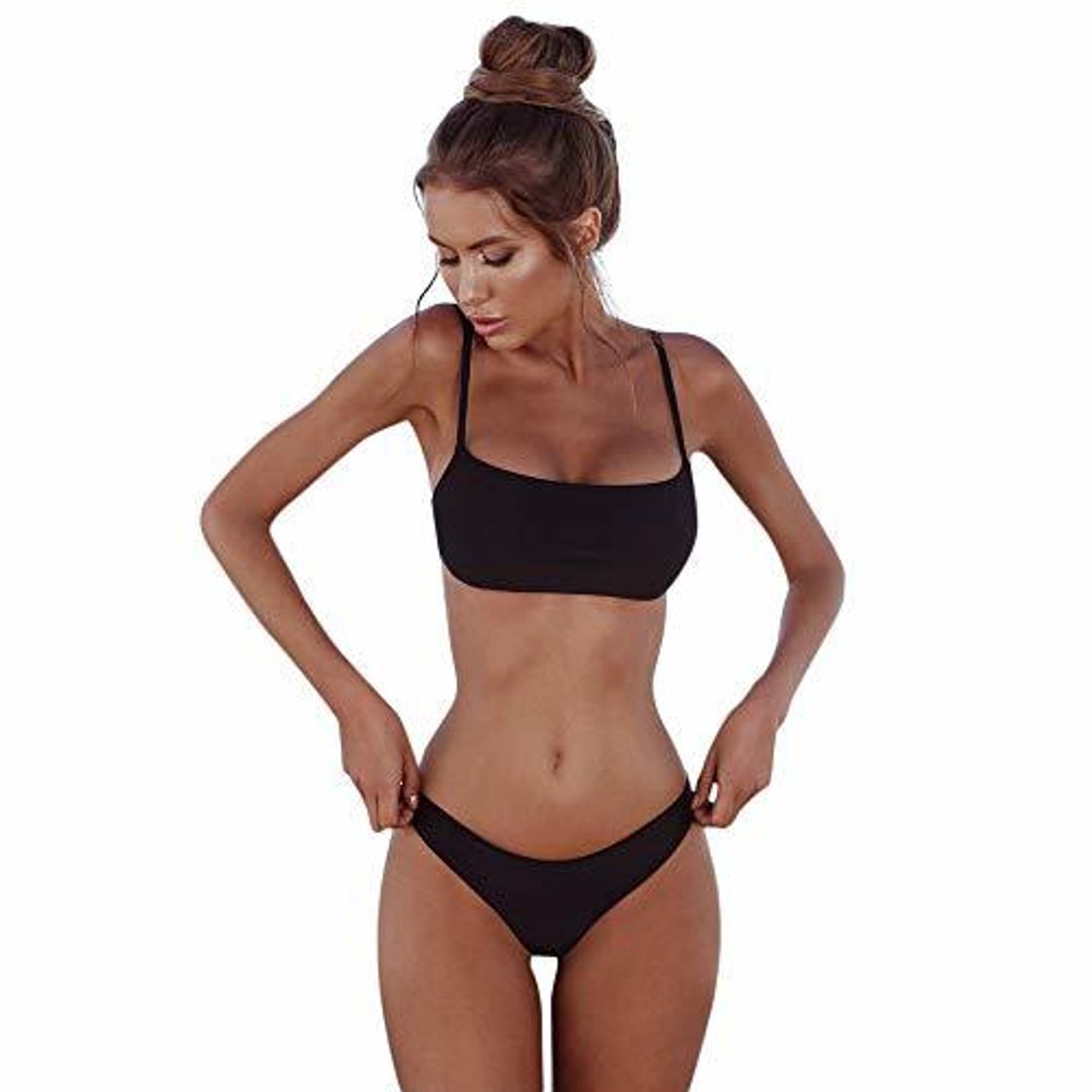 Fashion Trajes de baño Mujer trikinis Talla Grande Bikinis Sexy de Mujer Push