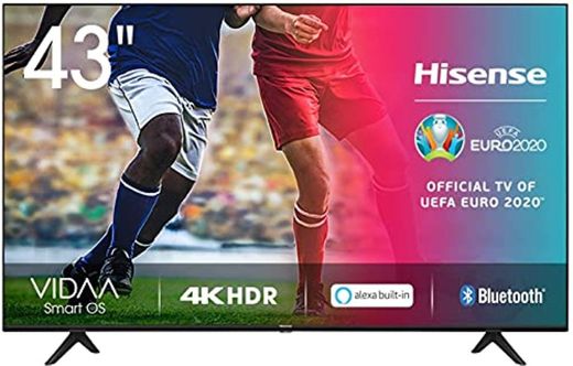 Hisense UHD TV 2020 43AE7000F - Smart TV Resolución 4K con Alexa