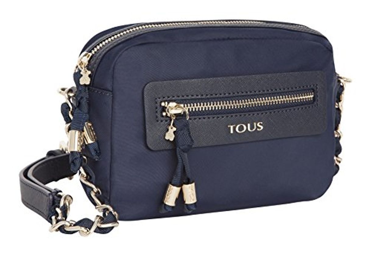 Moda Tous Jacalanda Brunock Chain, Bolso Bandolera para Mujer, Azul