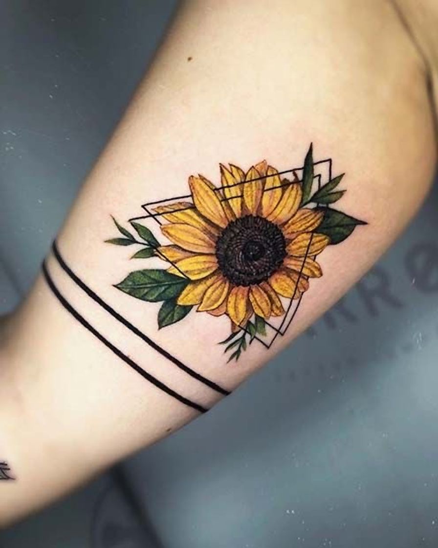 Moda Tatuagem de girassol 🌻 