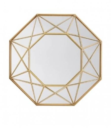 Espelho com formato geométrico