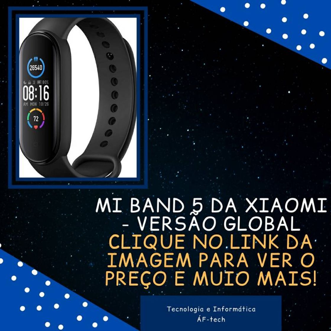 Product Bracelete Mi Band 5 da Xiaomi