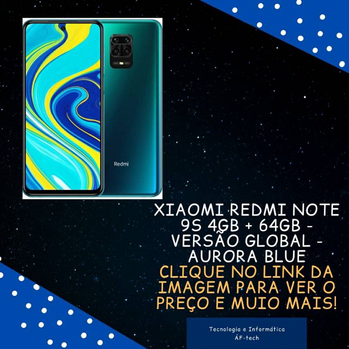 Products Xiaomi Redmi Note 9S de 4GB 64GB