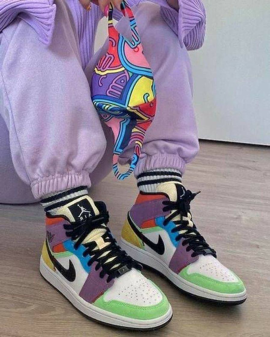 Fashion Jordan 1 Multicolor 