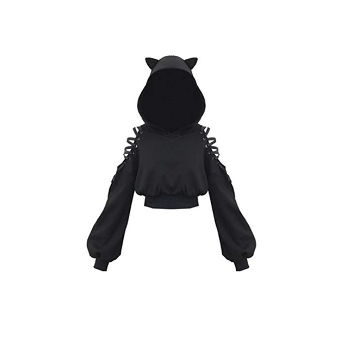 Social Sudadera de Manga Larga para Mujer, diseño de Orejas de Gato, Color