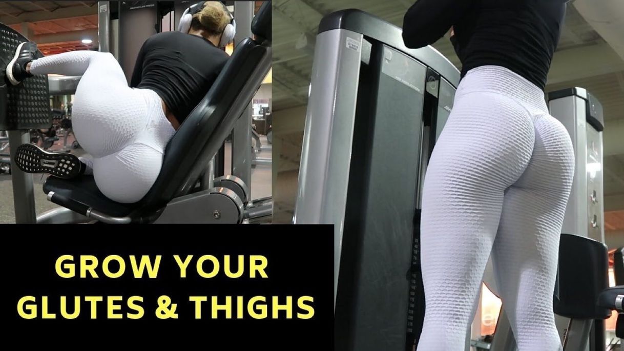 Social BEST EXERCISES TO GROW YOUR GLUTES & THIGHS - YouTube
