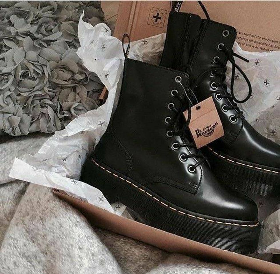 Moda Amazon Essentials Collins Combat-Boots