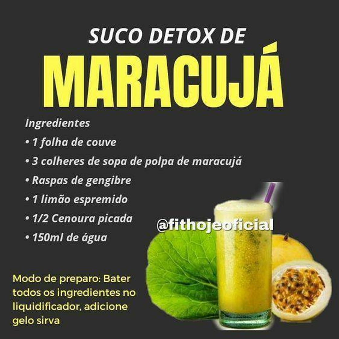 Moda Suco de Maracuja