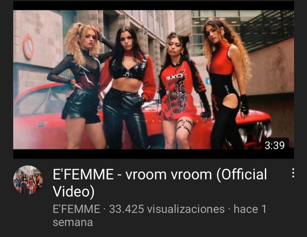 Moda E’FEMME - vroom vroom (Official Video)