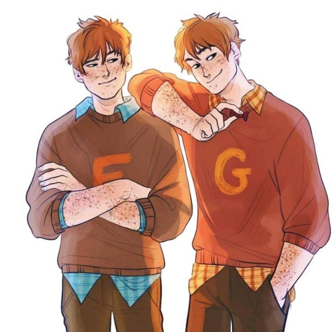 Fashion Fanart · HP - Fred e Jorge