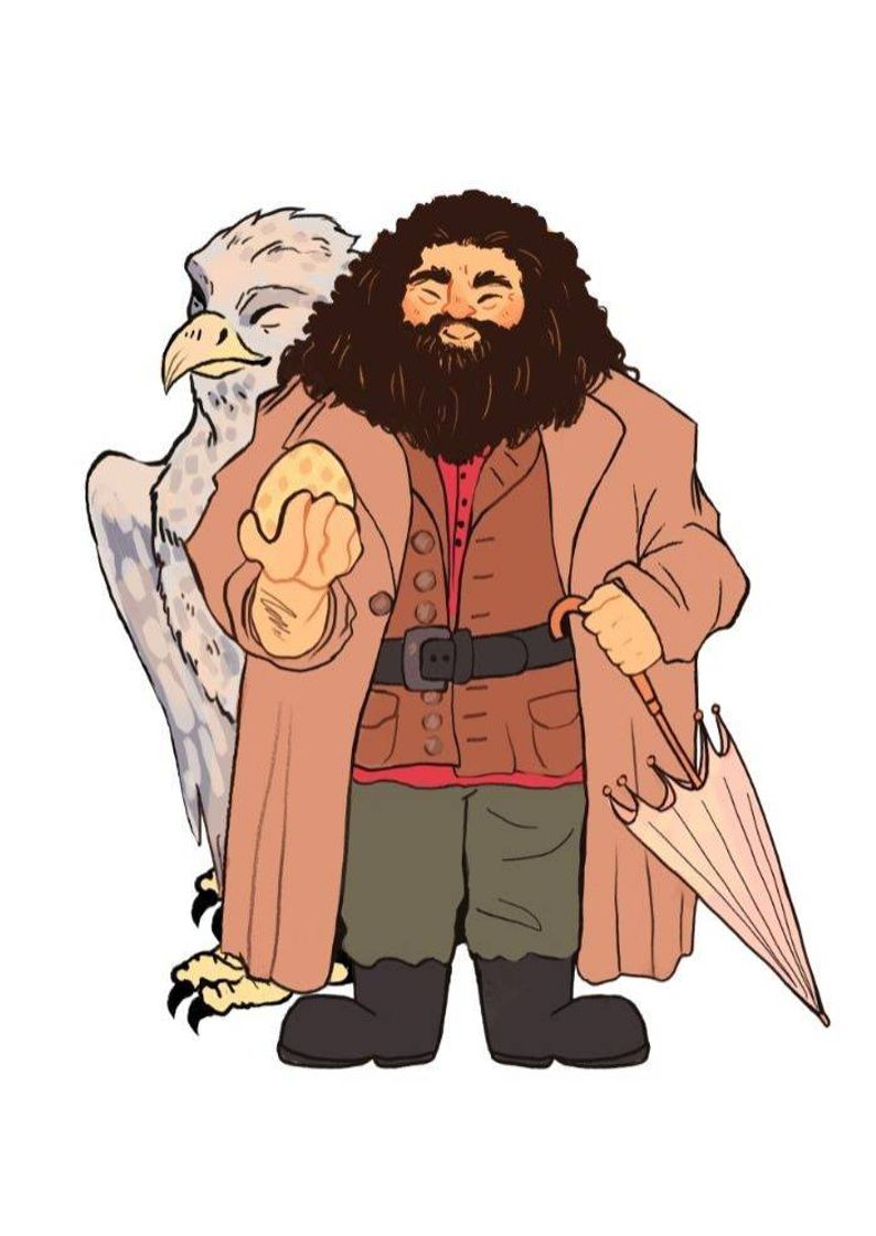 Fashion Fanart · HP - Hagrid