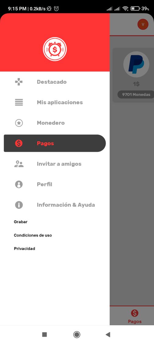 App Aplicación para ganar Dinero