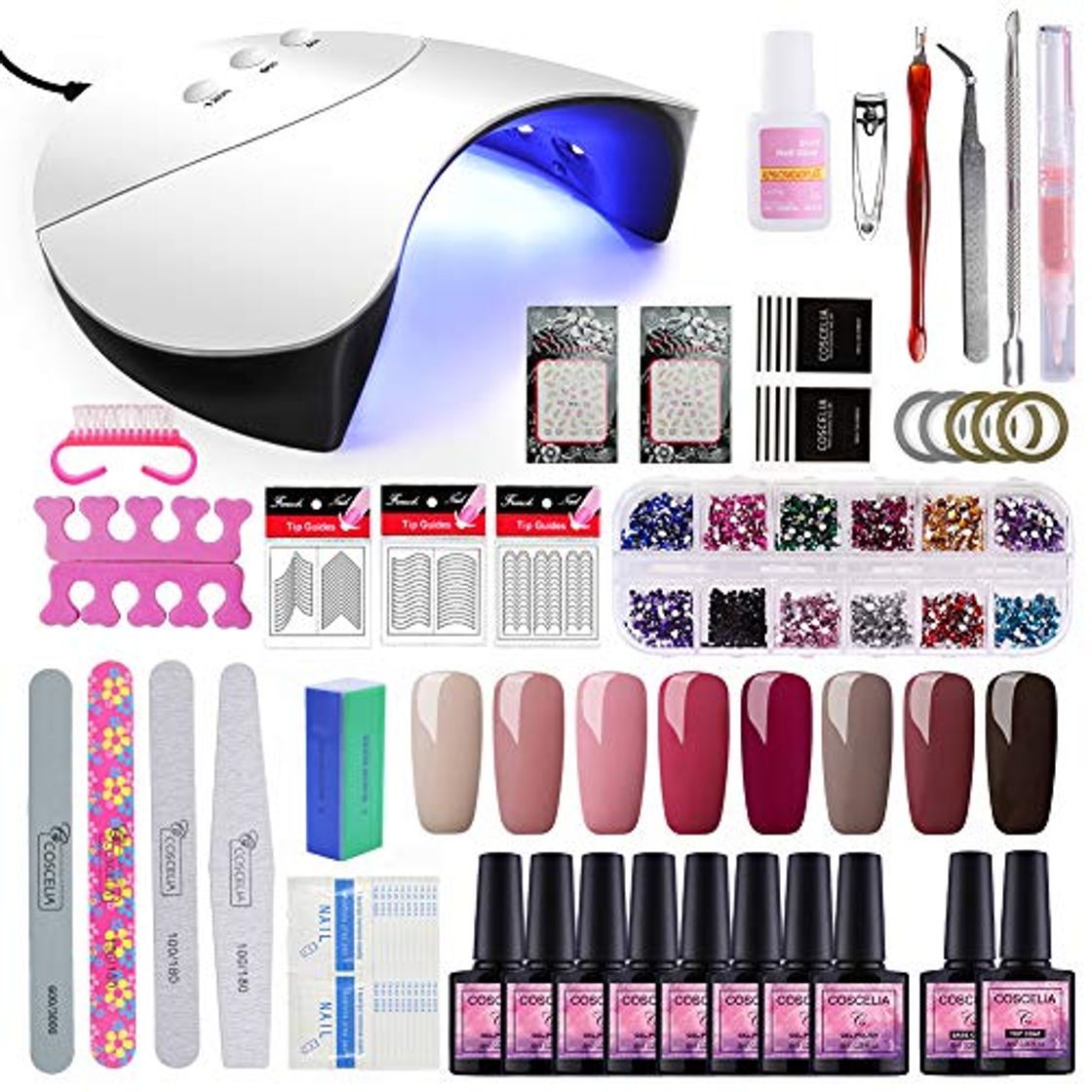 Product Saint-Acior 36W UV Lámpara LED Secador de Uñas kit Uñas de Gel