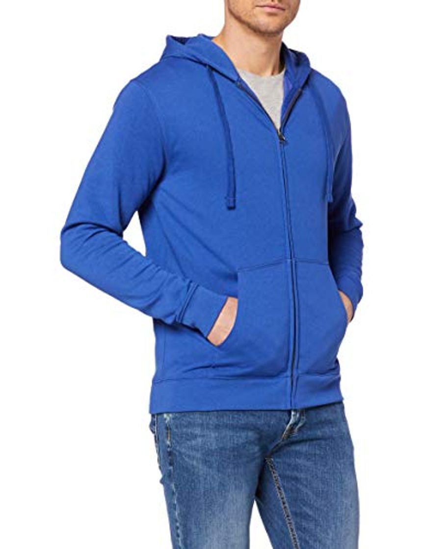 Fashion KUSTOM KIT Superwash 60 Klassic Hooded Jacket Sudadera con Capucha, Azul