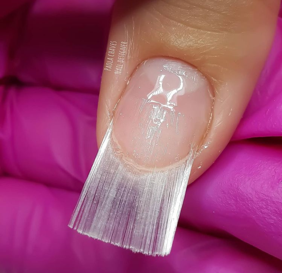 Belleza ALONGAMENTO DE UNHAS COM FIBRA DE VIDRO