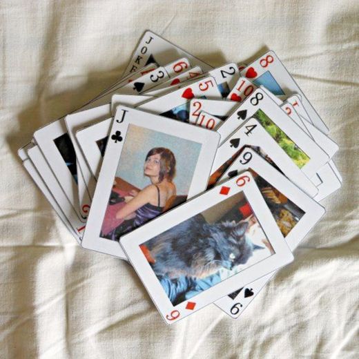diy photo playing cards
