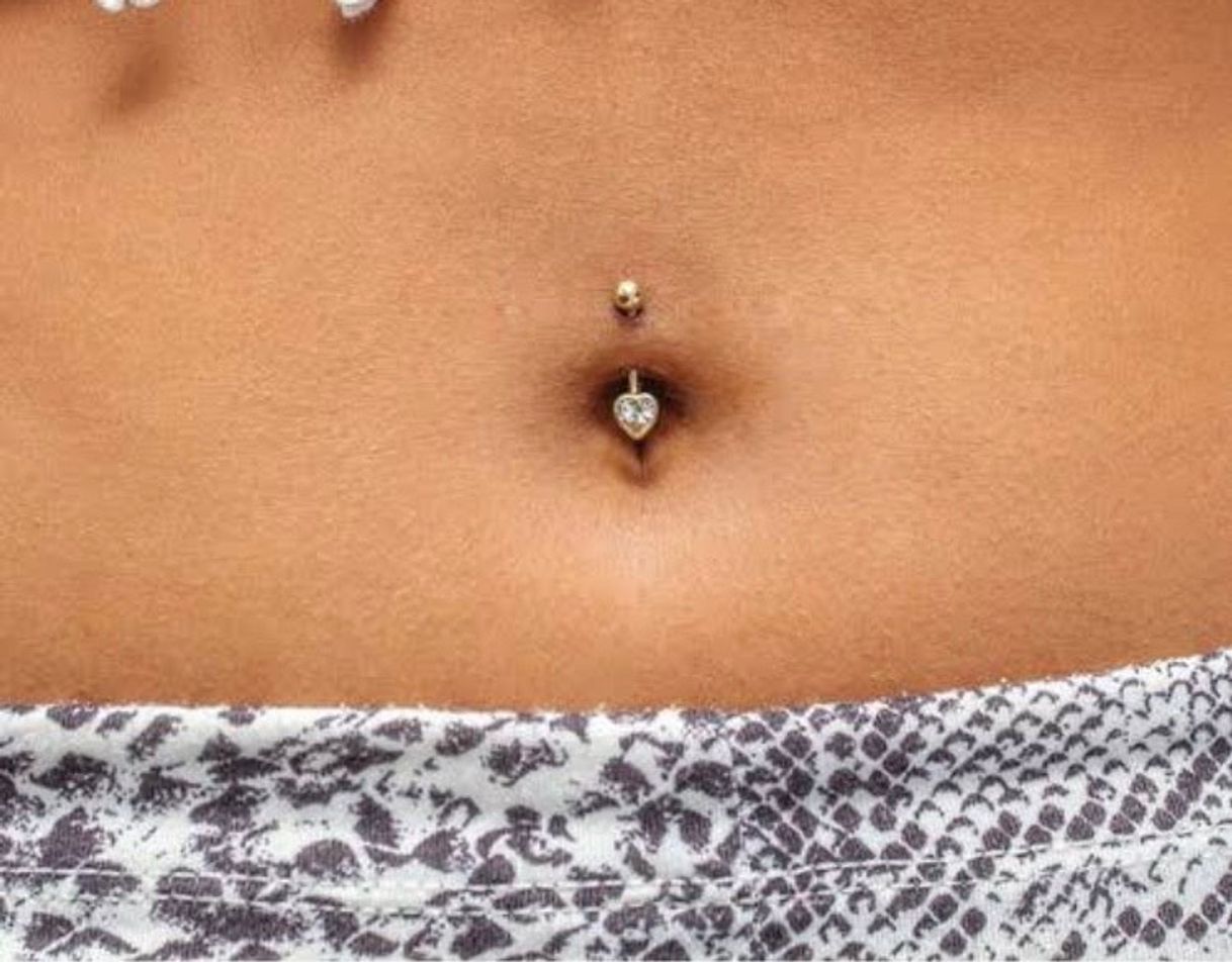 Moda Piercing umbigo de ouro 