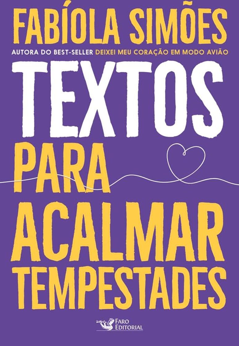 Book Textos para acalmar tempestades 