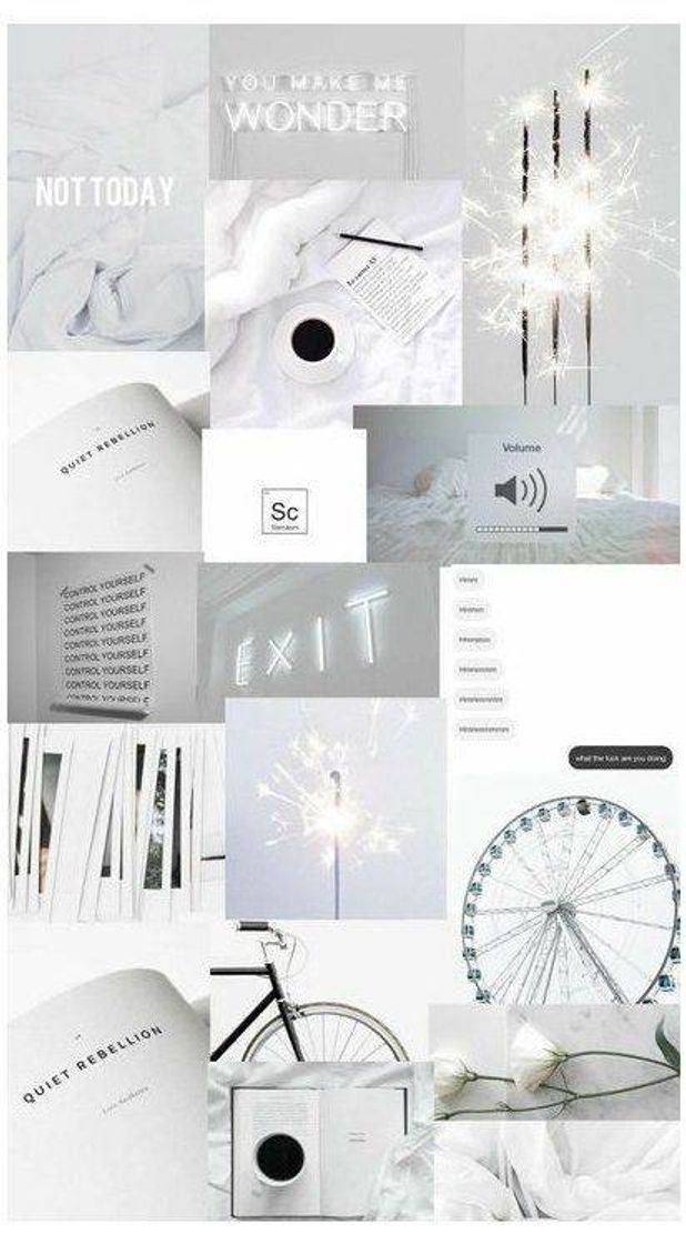 Fashion Wallpaper white