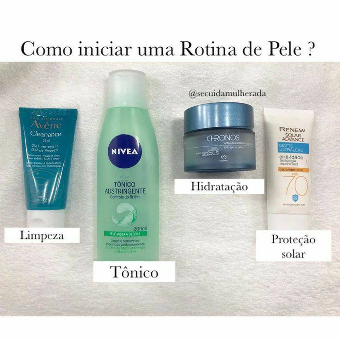 Moda Rotina de pele