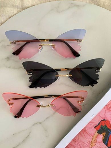 butterfly shape glasses