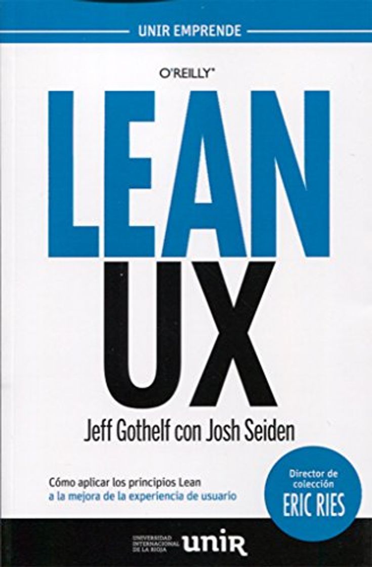 Book Lean UX: Cómo aplicar los principios Lean a la mejora de la