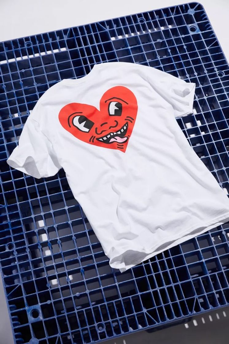 Fashion Keith Haring Heart Tee