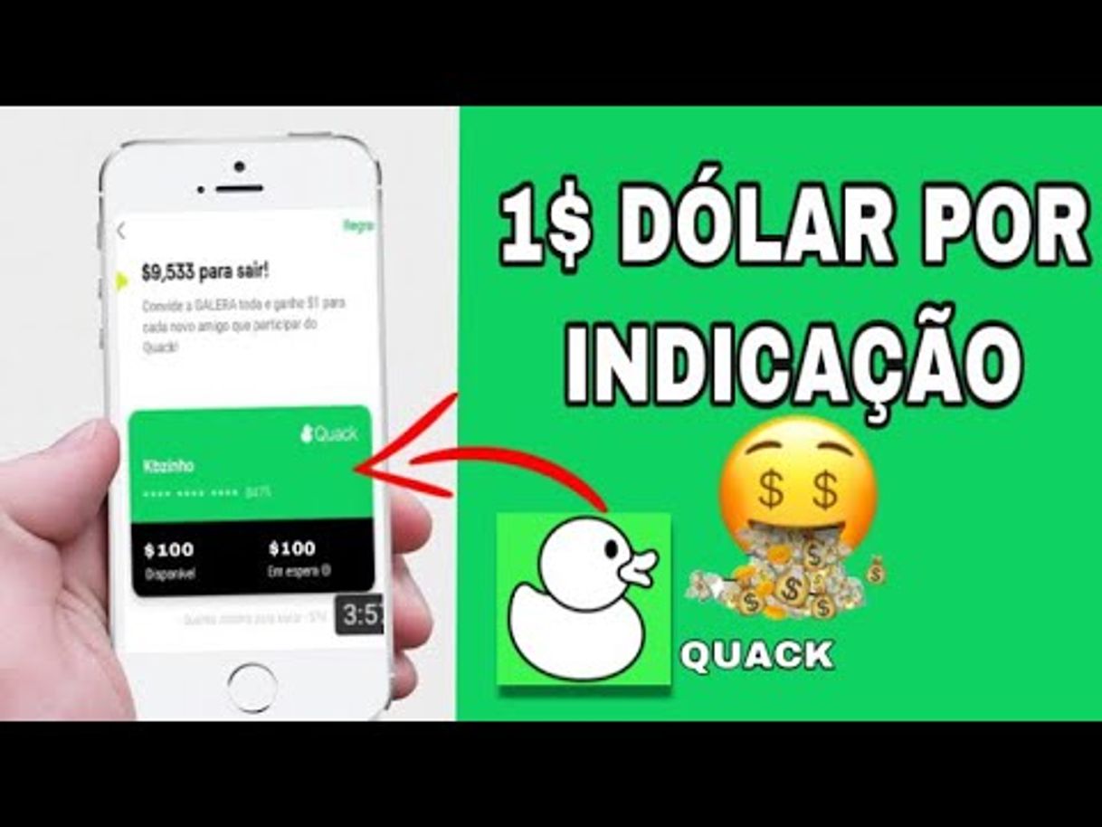 Fashion No quackpp você ganhar 1 dólar por indicação e 3 jogando