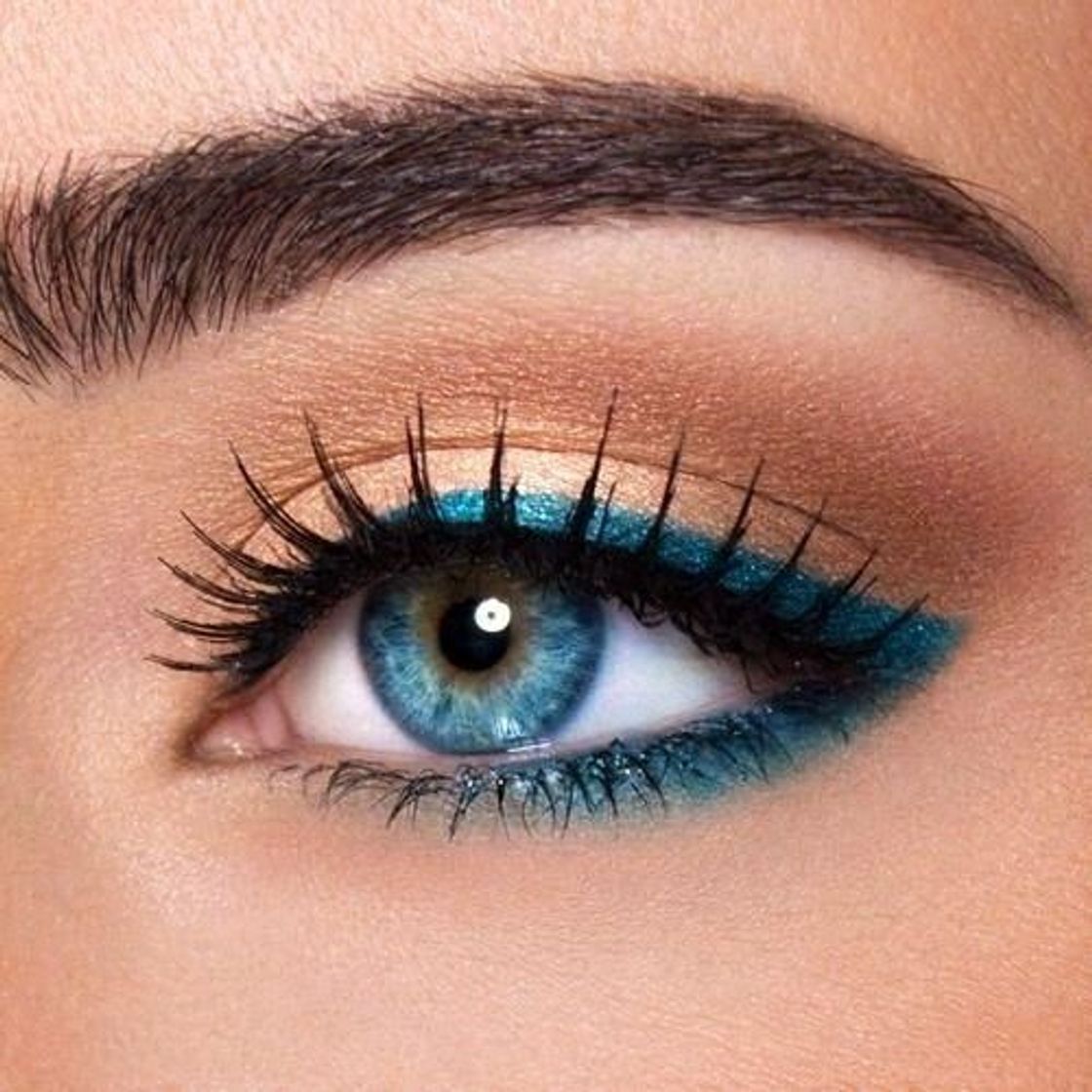 Social Delineado-sombra azul💙