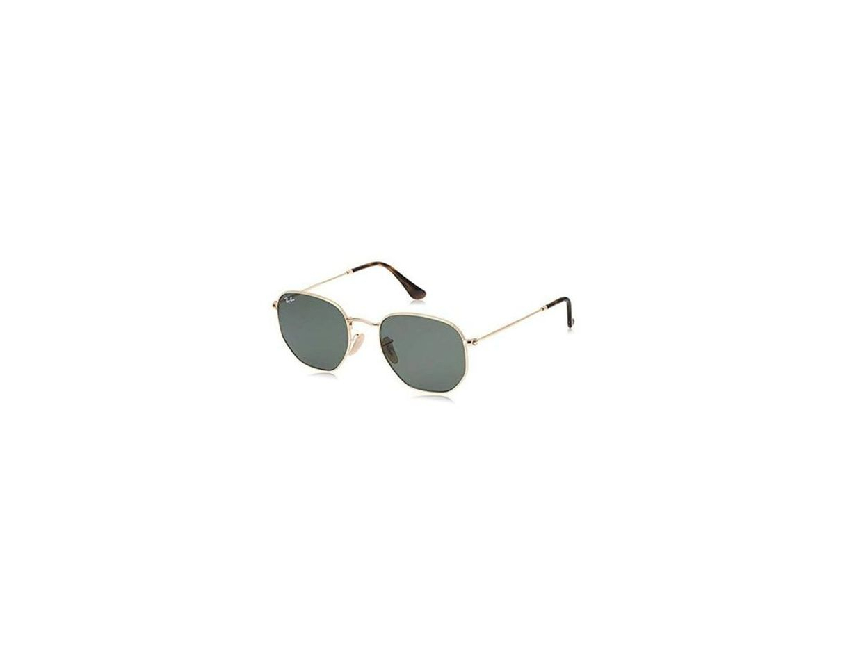 Social Ray-Ban Hexagonal Flat Lenses Gafas de Sol, Oro