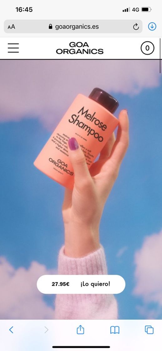 Producto Melrose Shampoo 