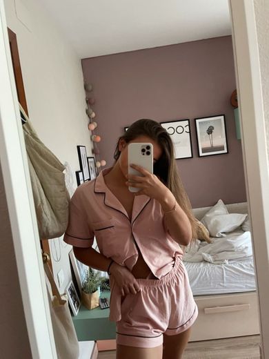 Pijama rosa