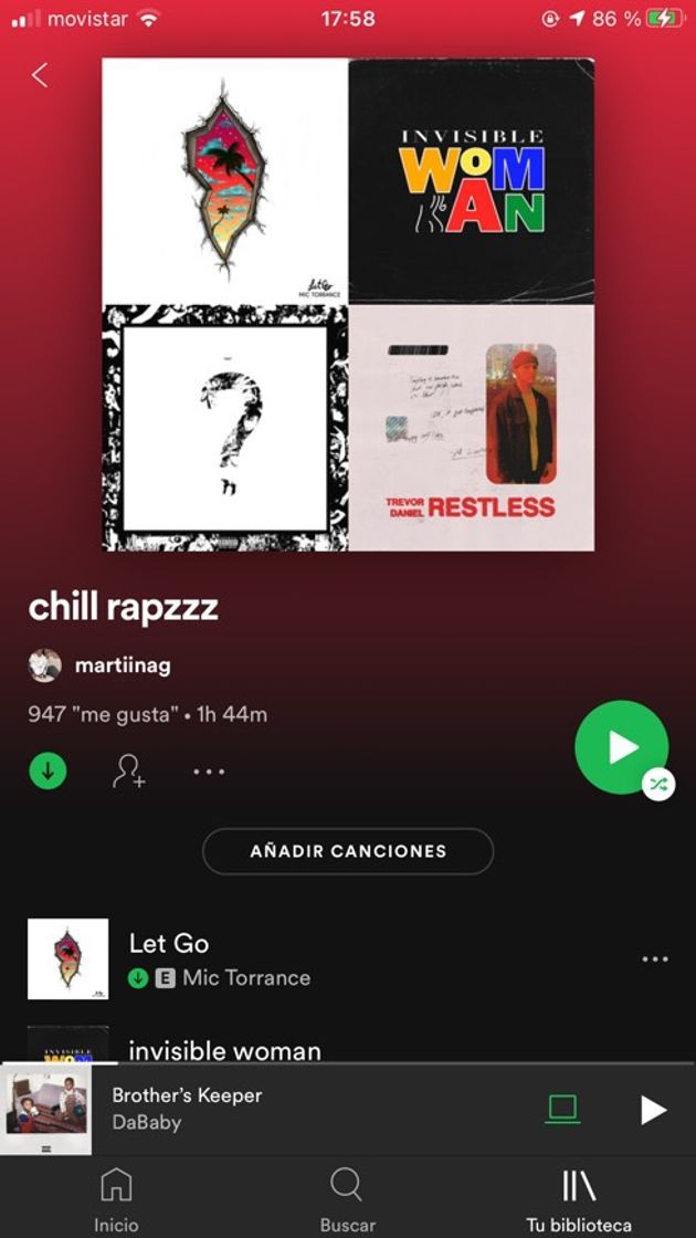 Canción Chill rap playlist