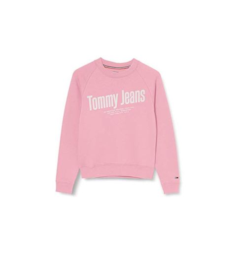 Tommy Hilfiger Tjw Chest Logo Sweatshirt Sudadera, Rosa