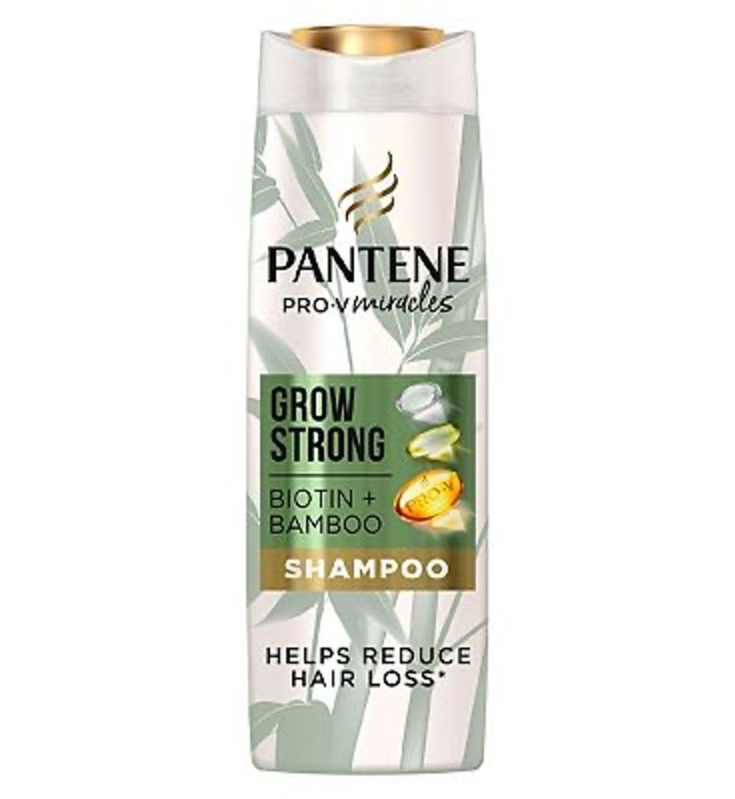 Moda Pantene Grow Strong Shampoo With Bamboo And Biotin 400ml ...