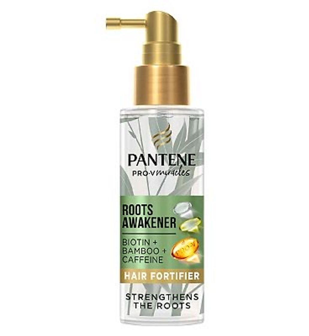 Moda Pantene Grow Strong Roots Awakener Hair Fortifier, Biotin Bamboo ...