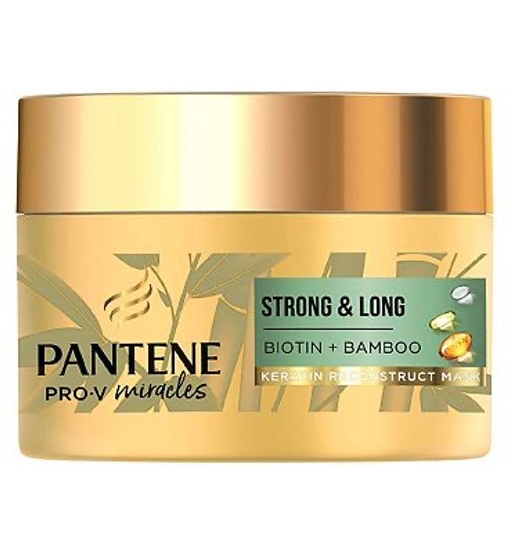 Moda Pantene Grow Strong & Long Keratin Hair Mask With Bamboo ...