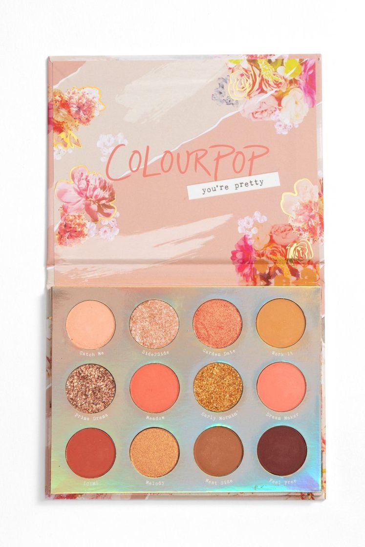 Fashion Sweet Talk Warm Coral Eyeshadow Palette | ColourPop